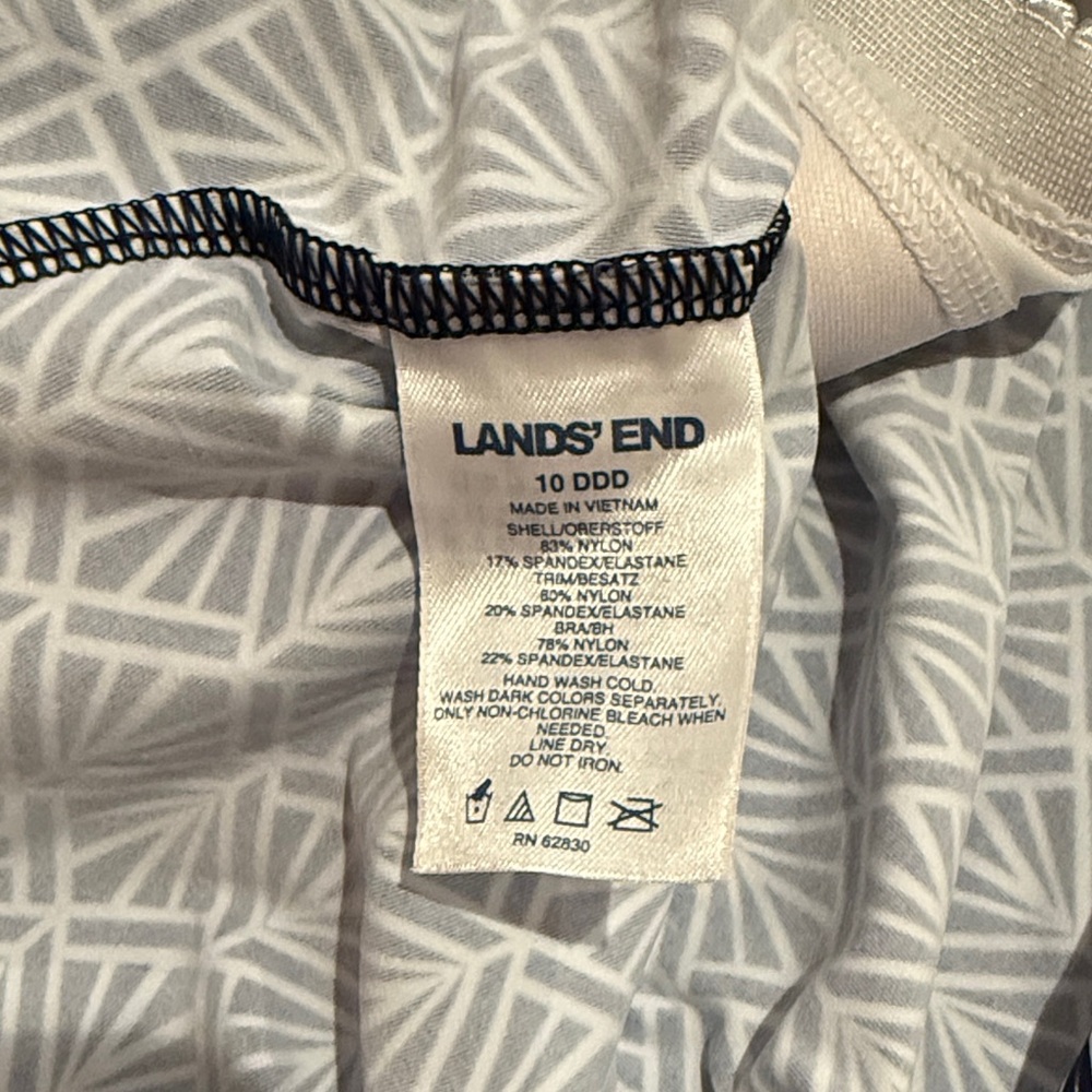 Lands End 10DDD swim top - Picture 4 of 4